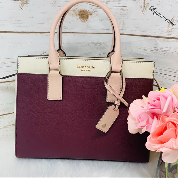 kate spade Handbags - Kate spade Cameron medium cherrywood satchel NWT
